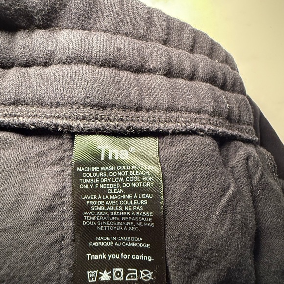 Aritzia TNA Cozy AF Fleece Sweatpants – Black - 1XL - Picture 8 of 10